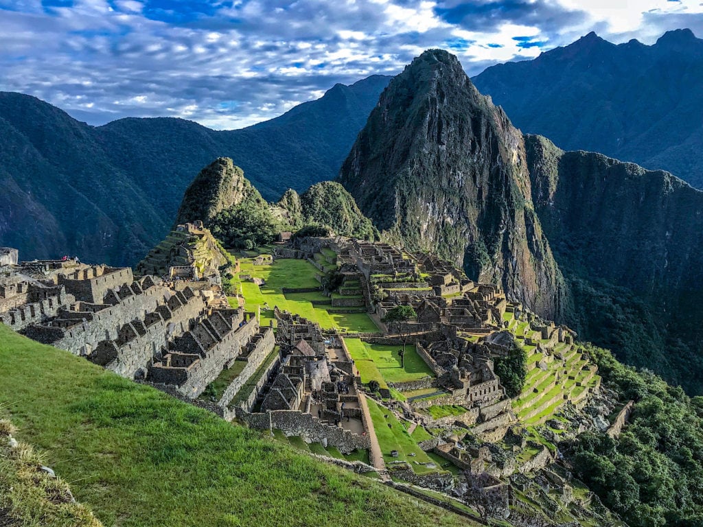 visiting Machu Picchu