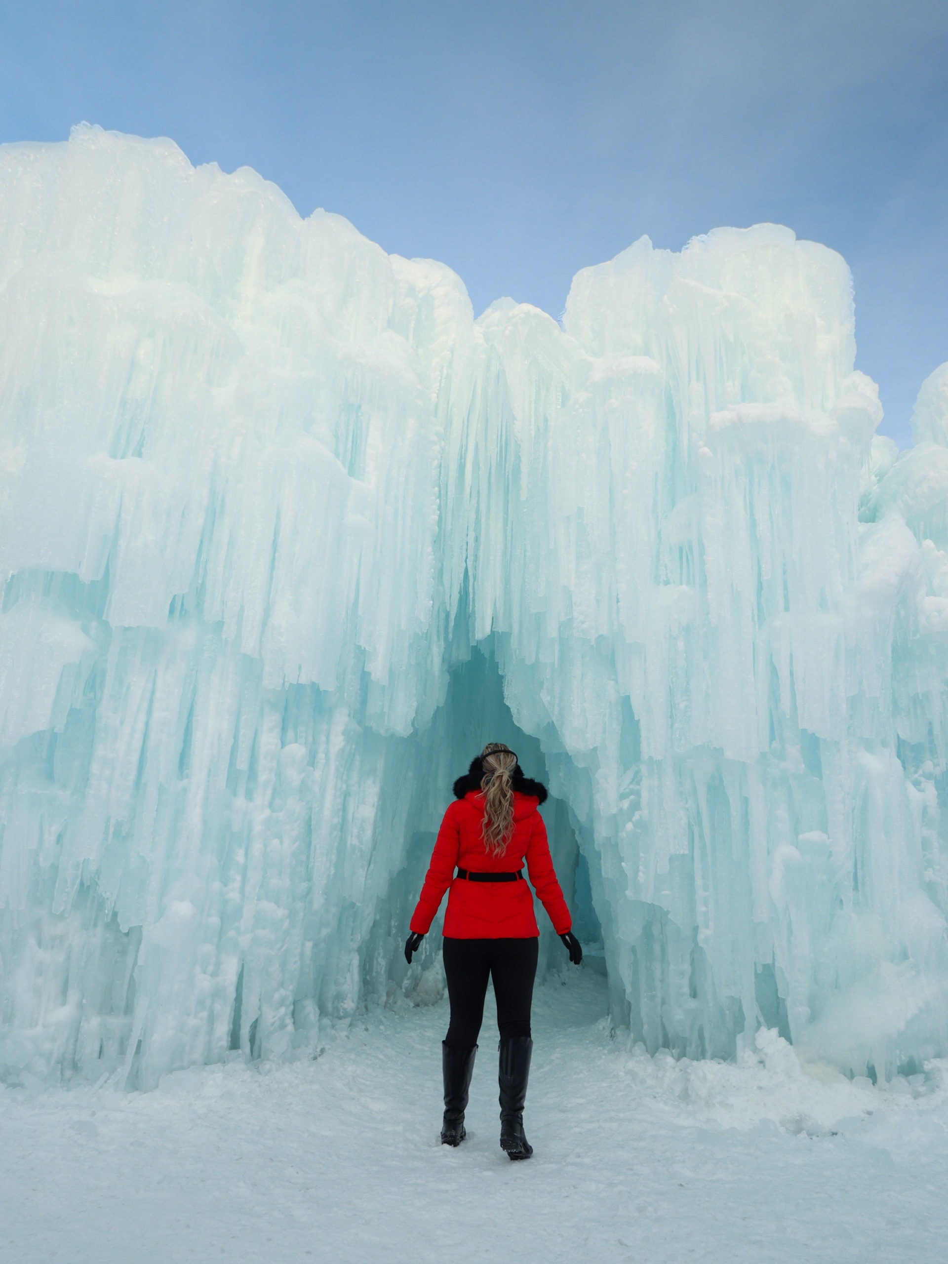 visiting the ice castles
